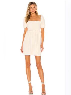 LPA Fallon Puff Sleeve Terrycloth Dress size S